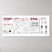 Basisblad voor voetnoten poster (Voorkant)