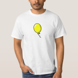 Basisch geel ballonshirt t-shirt