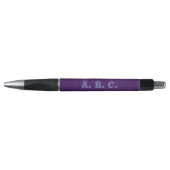 basisch paars met periwinkle monogram pen (Voorkant)