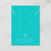 Basisch Robins Ei Blauw Sieraden Display Logo TMF2 Visitekaartje (Voorkant)