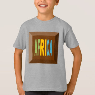 Basisch T-shirt van AFRICA CHOCOLAT BONBONS