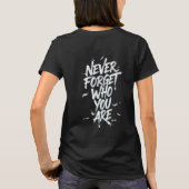 Basische donkere T-shirt (Achterkant)