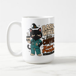 Basische Heks Extra Koffie Geen Mensen Grote Mok