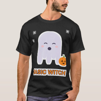 Basische heks Halloween-geest T-shirt