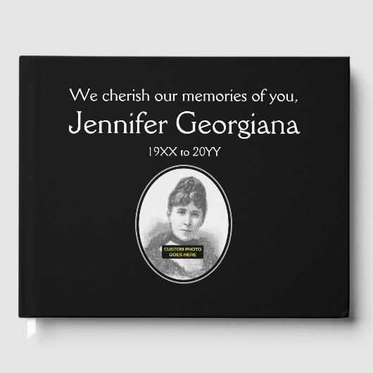 Basiscondoleances uit het Guestbook Gastenboek (Voorkant)