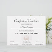 Basiscursus online certificaat van voltooiing (Staand voorkant)