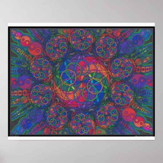 Basisdruk Zen Fire Poster (Voorkant)