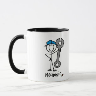 Basise Mechanic T-shirts en Cadeaus Mok