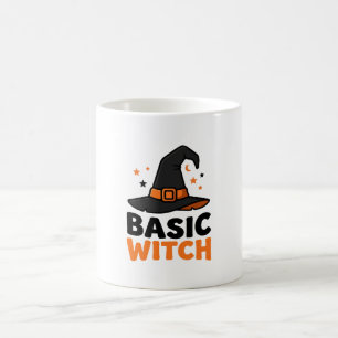 Basiselement Heksen Halloween Hoed Ontwerp Koffiemok