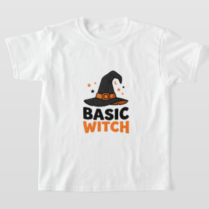 Basiselement Heksen Halloween Hoed Ontwerp T-shirt