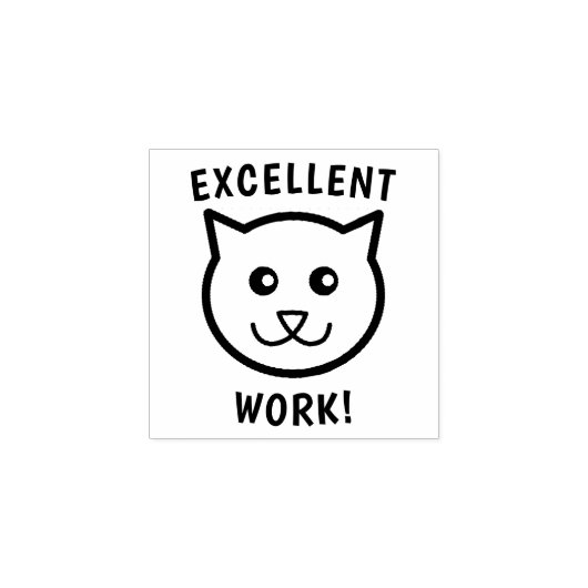 BASISEXCELLENTE WORK CAT RUBBER STEMP RUBBERSTEMPEL (Afrduk)