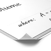 Basisformules voor Wiskunde Poster (Hoek)