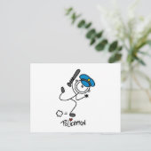 Basisfunctionaris voor de politie van het ijkfiguu briefkaart (Staand voorkant)