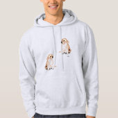 Basisgestreken Sweatshirt : labrador rekwaluw (Voorkant)