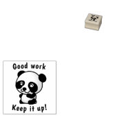 BASISGOEDE WERKZAAMHEDEN PANDA RUBBER STAMP RUBBERSTEMPEL (Gestempeld)