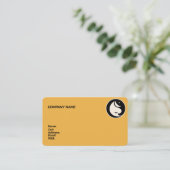 BASIShaarsalon voor VISITEKAARTJES van SJABLOON (Staand voorkant)