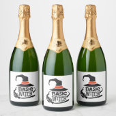 Basisheks - Halloween Sparkling Wijnetiket (Flessen)