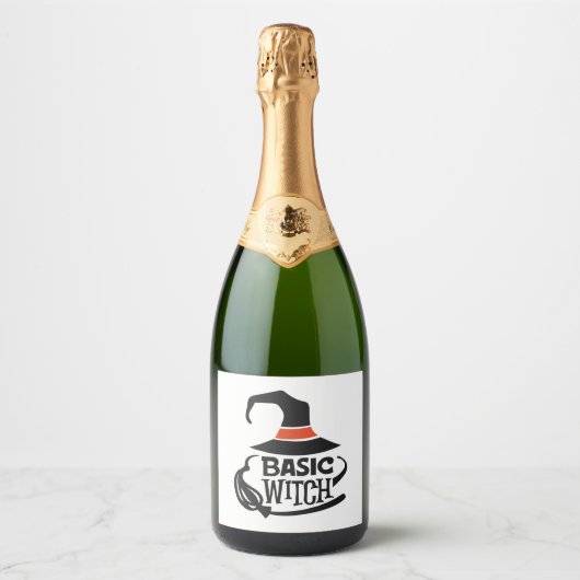 Basisheks - Halloween Sparkling Wijnetiket (Voorkant)