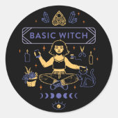Basisheksen - Camille Chew Ronde Sticker (Voorkant)