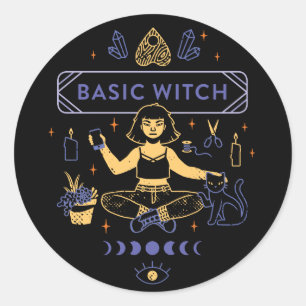 Basisheksen - Camille Chew Ronde Sticker