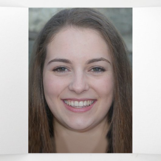 Basisherdenkingsprogramma simpele foto's drieluik uitnodiging (Binnenkant midden)