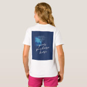 Basisherenhemd voor meisjes t-shirt (Achterkant volledig)