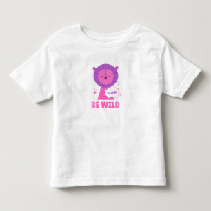 Basisherenoverhemd voor peuters met 'wees wild'-pr kinder shirts