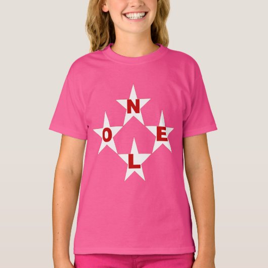 BasisherenT-shirt roze ouah Design NOEL T-shirt (Voorkant)