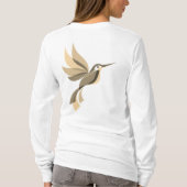 Basishirt met lange mouwen Comfortabel T-shirt (Achterkant)