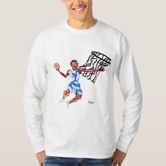 Basishoes T-shirt : alle in de pols (Voorkant)