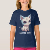 Basishogeslsshirt voor meisjes t-shirt (Voorkant)
