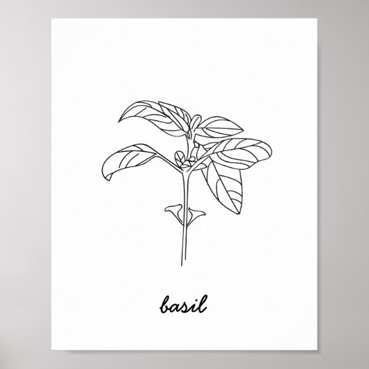 Basisillustratie Afdrukken Poster (Voorkant)