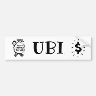 Basisinkomen voor allen bumpersticker