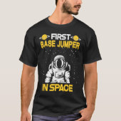 Basisjumper in de ruimte t-shirt (Voorkant)