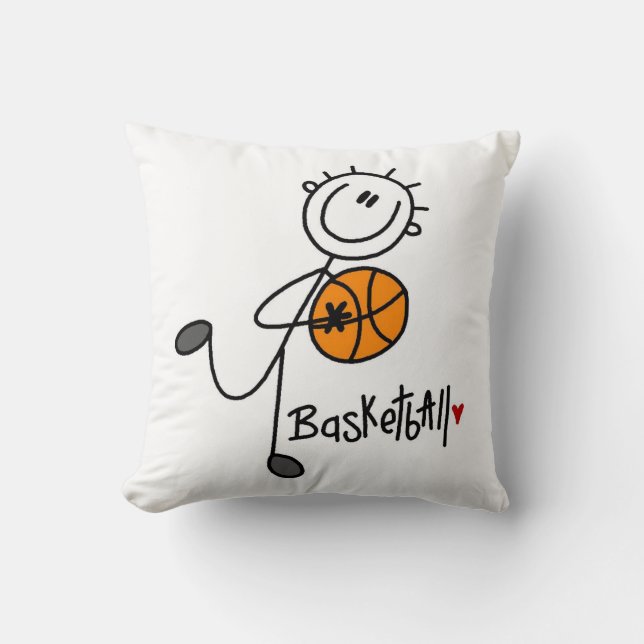 Basiskeuzelijst Basketball T-shirts en cadeautjes Kussen (Voorkant)
