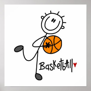 Basiskeuzelijst Basketball T-shirts en cadeautjes Poster