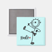 Basiskeuzelijst Karate T-shirts en cadeaus Magneet (Voorkant / Achterkant)