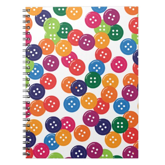 Basiskleuren-Buttonnen bewerken Notitieboek (Voorkant)