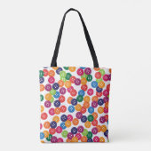 Basiskleuren-Buttonnen Tote Bag (Achterkant)