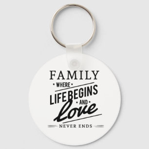 Basisknop Familielocht Sleutelhanger