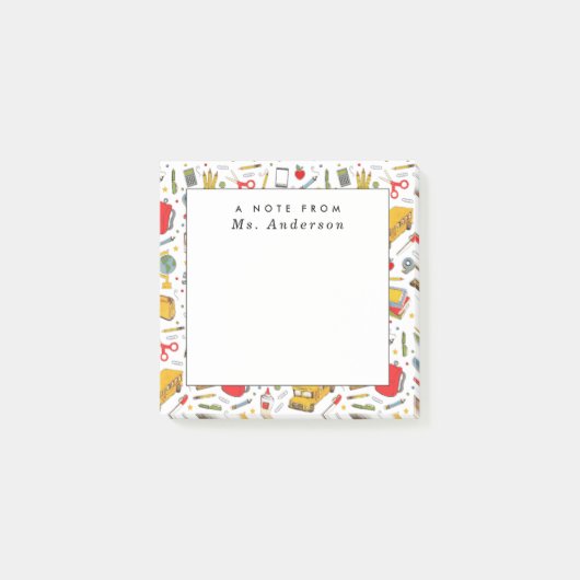 basisleraar post-it® notes (Voorkant)