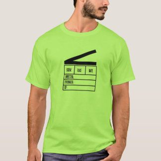 Basislicht groen T.Shirt van het klapbord van de p T-shirt