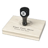Basislogo aangepast rubberstempel (Stempel)