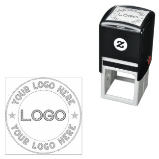 Basislogo aangepast zelfinktende stempel