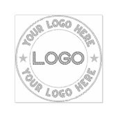 Basislogo aangepast zelfinktende stempel (Design)