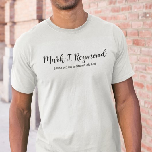 Basismerknaam Witte T-Shirt