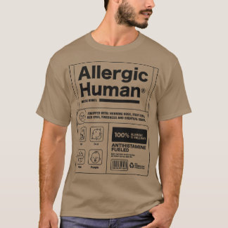 Basismodel Allergic Human van Tobe Fonseca T-shirt