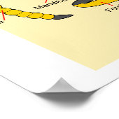 Basismorfologie van een Vrouw Wasp Diagram Poster (Hoek)