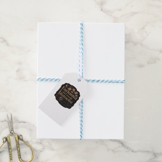 Basisnacht in de herfst cadeaulabel (Met Touw)