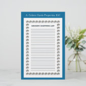 Basisnotitie Pad - Ontwerp 2 Briefpapier (Staand voorkant)